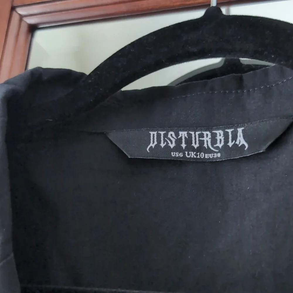 Disturbia - Letavia Embroidered Mini Shirt Dress - 6 - Picture 7 of 7